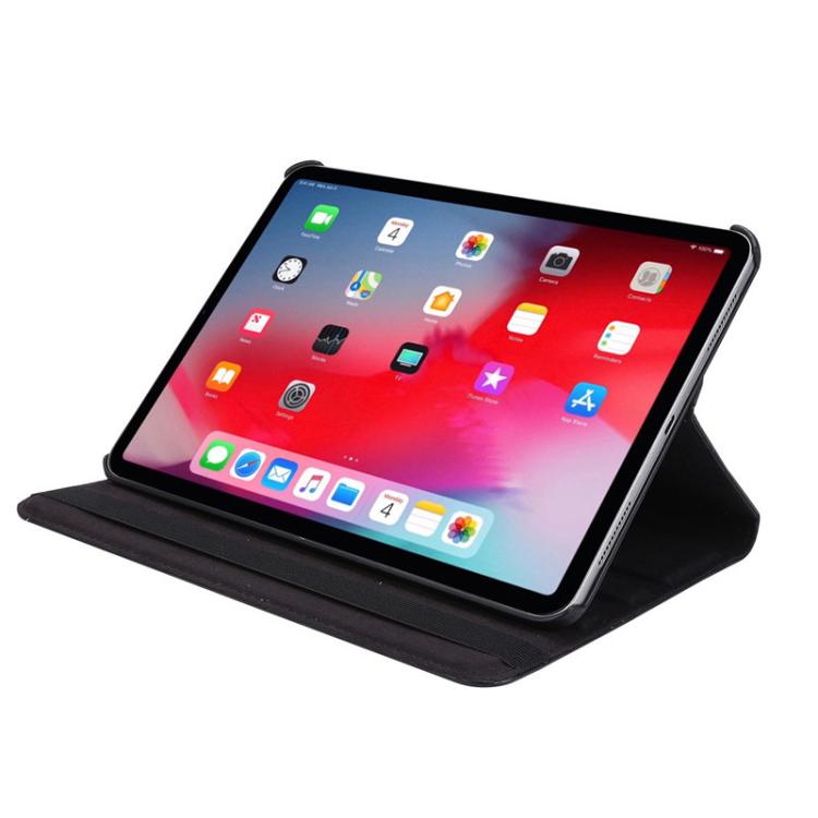 For iPad Pro 13 2025 / 2024 ENKAY 360 Degree Rotation Litchi Leather Smart Tablet Case(Black)
