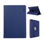 Pour iPad Pro 13 2025 / 2024 ENKAY Étui intelligent en cuir litchi rotatif à 360 degrés (bleu foncé)