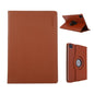 For iPad Pro 13 2025 / 2024 ENKAY 360 Degree Rotation Litchi Leather Smart Tablet Case(Brown)