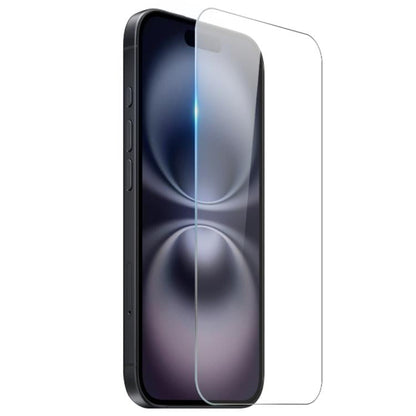 For iPhone 16 NORTHJO 2 in 1 TPU Airbag Shockproof Phone Case with Screen Film(Clear)