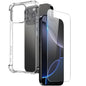 Pour iPhone 16 Pro NORTHJO 2 en 1 Étui de téléphone antichoc en TPU avec airbag et film de protection d'écran (transparent)