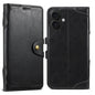 For iPhone 16 Suteni Q-03 Oil Wax Magnetic Clasp Leather Phone Case(Black)