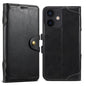 Pour iPhone 11 Suteni Q-03 Huile Cire Fermoir Magnétique Étui en Cuir (Noir)