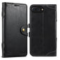 For iPhone 8 Plus / 7 Plus Suteni Q-03 Oil Wax Magnetic Clasp Leather Phone Case(Black)