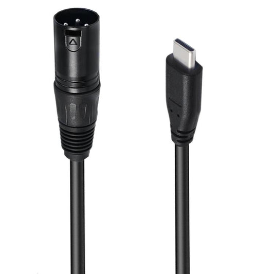 Câble adaptateur audio pour microphone JUNSUNMAY de type C mâle vers XLR femelle, longueur : 1m