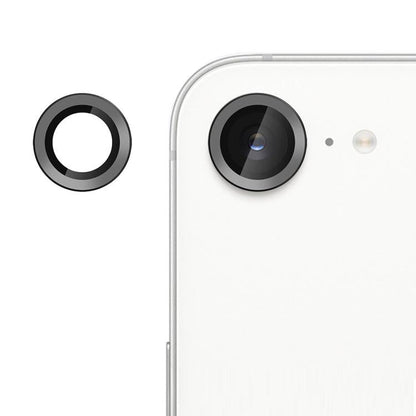 For iPhone 16e Kalebol No Flicker Ultra-Thin Individual Camera Lens Tempered Glass Film(Black)