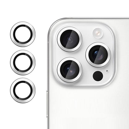 Pour iPhone 14 Pro Max Kalebol, film de protection d'objectif en verre trempé ultra-fin anti-scintillement pour appareil photo (argent)