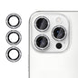Pour iPhone 14 Pro Kalebol Protecteur d'objectif individuel en forme d'anneau diamant (Noir)