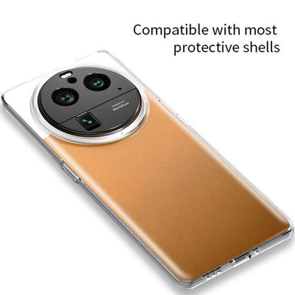 For OPPO Find X6 Pro Kalebol Black Metal Hollow Lens Protection Ring