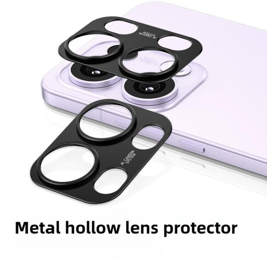 For OPPO Reno13 Pro 5G Kalebol Black Metal Hollow Lens Protection Ring