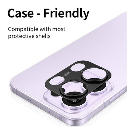 For OPPO Reno13 Pro 5G Kalebol Black Metal Hollow Lens Protection Ring