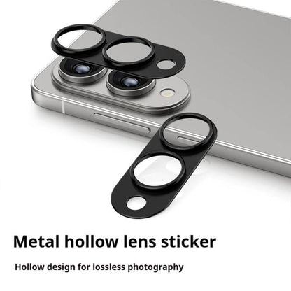 For Samsung Galaxy S25 Edge 5G Kalebol Metal Hollow Lens Protection Ring
