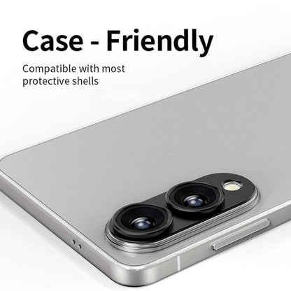 For Samsung Galaxy S25 Edge 5G Kalebol Metal Hollow Lens Protection Ring