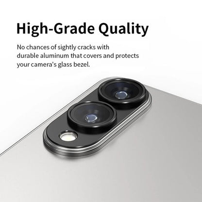 For Samsung Galaxy S25 Edge 5G Kalebol Metal Hollow Lens Protection Ring