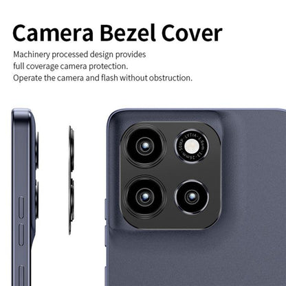 For Motorola Moto G86 5G Kalebol Metal Hollow Lens Protection Ring