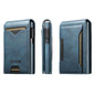 The Suteni oil wax pattern button automatically pops out the veneered printed card box(Blue)