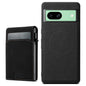 For Google Pixel 8a Suteni H19 Litchi Grain 2-in-1 Removable Card Box Back Phone Case(Black)