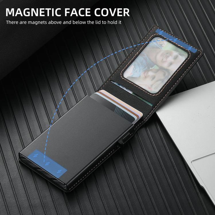 For Google Pixel 8a Suteni H19 Litchi Grain 2-in-1 Removable Card Box Back Phone Case(Black)