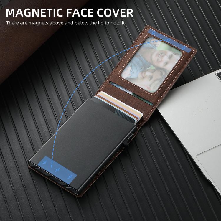 For Google Pixel 8 Suteni H19 Litchi Grain 2-in-1 Removable Card Box Back Phone Case(Brown)