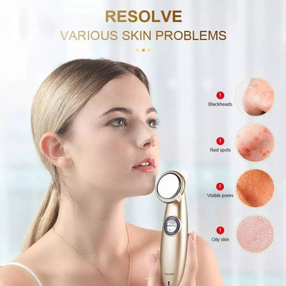 K-SKIN KD9930 Facial Thermostat Beauty Introduction Instrument Beauty Device Face Cleansing Massager for Women Facial Skin Care