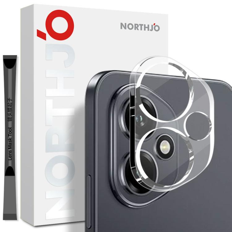 For Honor 400 Global 156.5mm NORTHJO Camera Lens Protector 3D HD Tempered Glass Film(Clear)