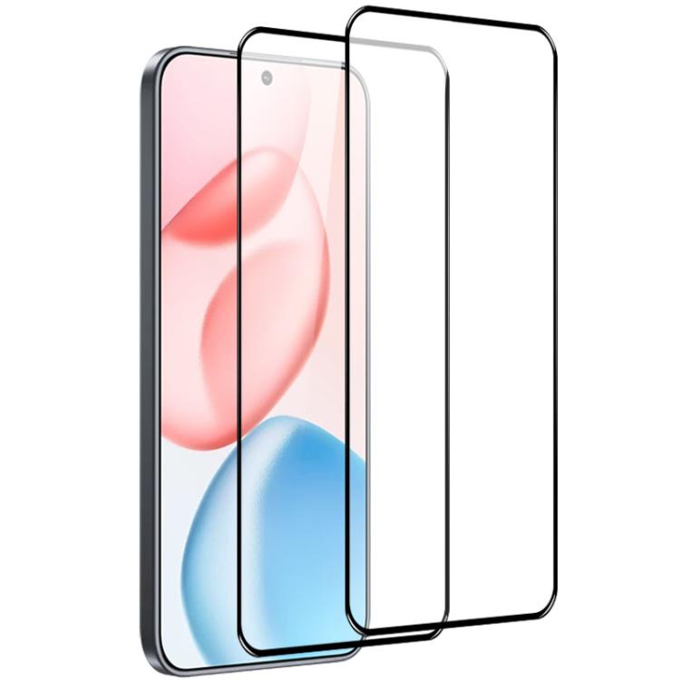 For Honor 400 Global 156.5mm 2pcs NORTHJO A++ 0.3mm Screen Full Glue Silk Printing Tempered Glass Film