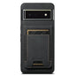 For Google Pixel 6 Suteni H17 Litchi Texture Leather Magnetic Detachable Wallet Phone Case(Black)