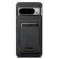 For Google Pixel 9 Pro XL Suteni H17 Litchi Texture Leather Magnetic Detachable Wallet Phone Case(Black)
