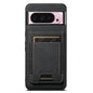 For Google Pixel 10 Pro Suteni H17 Litchi Texture Leather Magnetic Detachable Wallet Phone Case(Black)