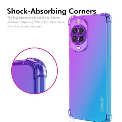 For Huawei nova 14 Pro ENKAY Hat-Prince Gradient Airbag TPU Phone Case(Blue Pink)