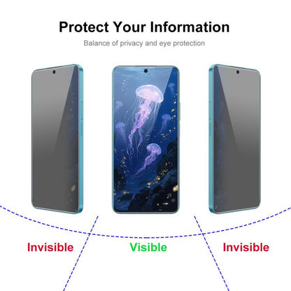 For Honor X7c 4G JUNSUNMAY 25pcs Privacy Screen Protector Tempered Glass Film