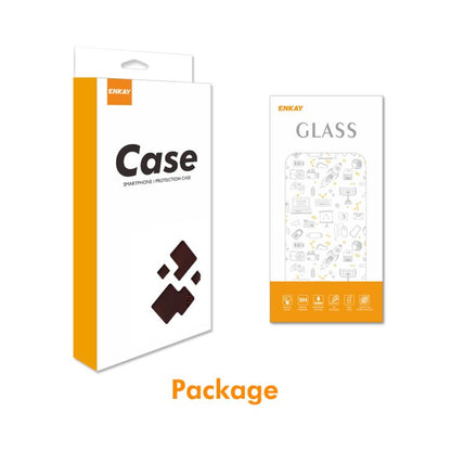 For Honor 400 Pro Global ENKAY Card Wallet Calf Texture Leather Phone Case with Full Glue Coverage Soft Hydrogel Film(Blue)