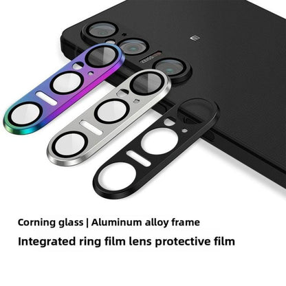 For Sony Xperia 1 VI Kalebol Eagle Eye One Piece Full-Coverage Metal Lens Ring Film(Color Titanium)