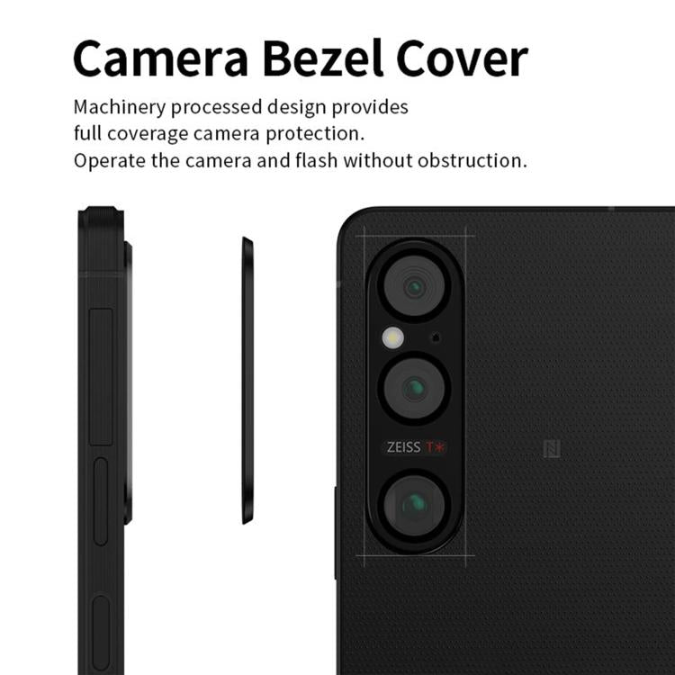 For Sony Xperia 1 VI Kalebol Eagle Eye One Piece Full-Coverage Metal Lens Ring Film(Color Titanium)