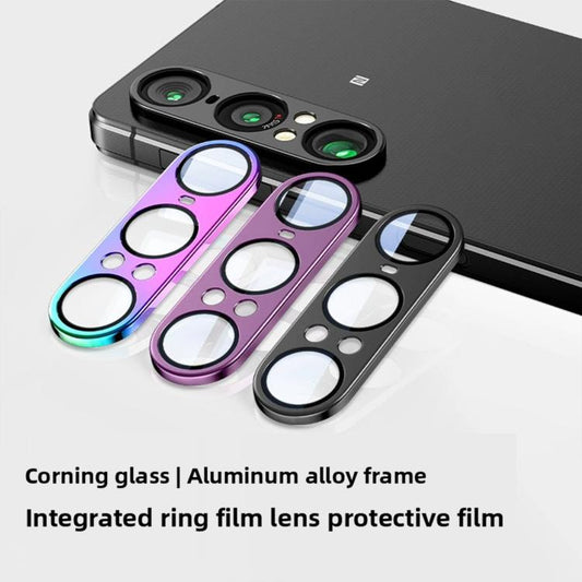 For Sony Xperia 1 VII Kalebol Eagle Eye One Piece Full-Coverage Metal Lens Ring Film(Purple)