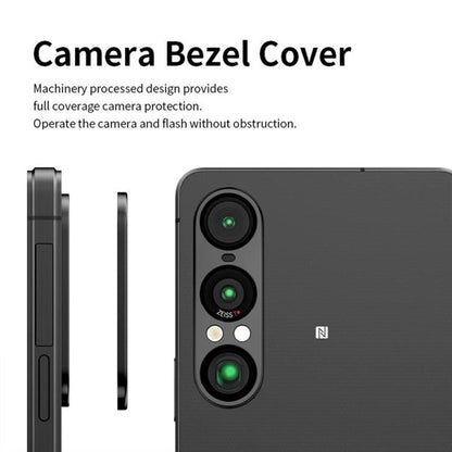 Pour Sony Xperia 1 VII Kalebol Eagle Eye, film de protection en métal pour objectif, pleine couverture (titane coloré)