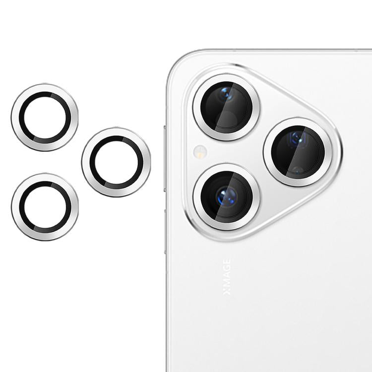 For Huawei Pura 80 Kalebol No Flicker Ultra-Thin Individual Camera Lens Tempered Glass Film(Silver)