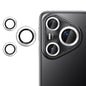 Pour Huawei Pura 80 Ultra Kalebol Film de protection d'objectif individuel en verre trempé ultra-mince anti-scintillement (Argent)