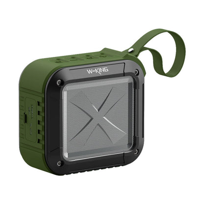 W-KING S7 Mini Wireless Waterproof Loudspeaker With TF/FM/AUX/NFC Bluetooth Bike Speaker(Army Green)