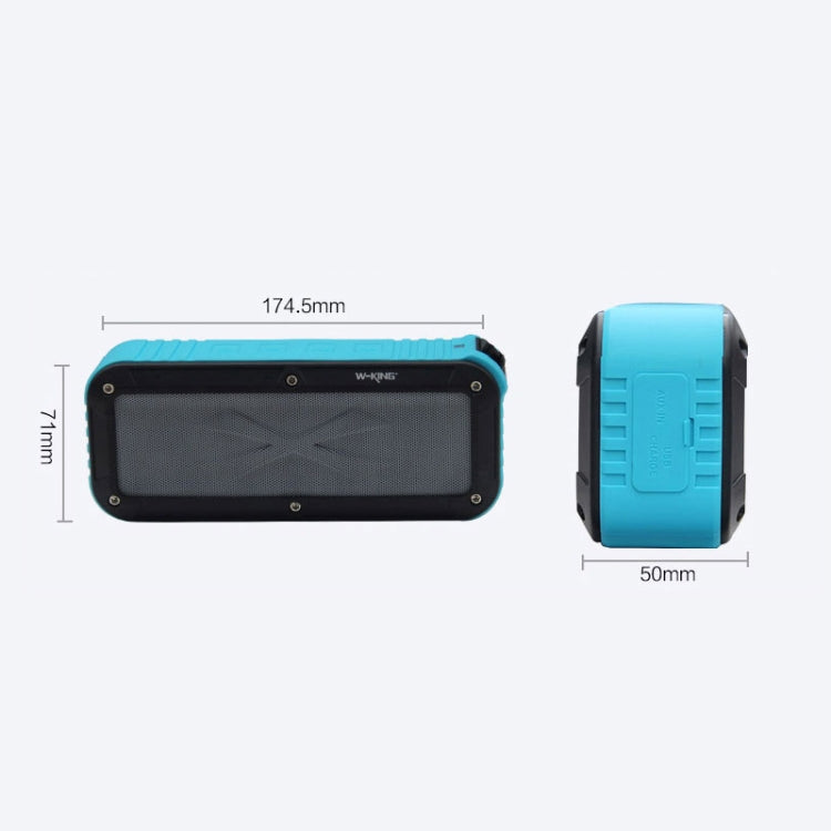 W-KING S20 Enceintes Haut-parleur Bluetooth étanche IPX6 Haut-parleur Bluetooth portable NFC pour l'extérieur / la douche / le vélo Radio FM (noir)