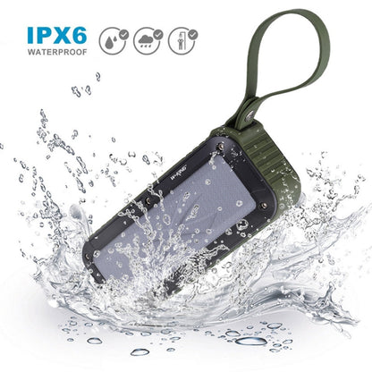W-KING S20 Enceintes Haut-parleur Bluetooth étanche IPX6 Haut-parleur Bluetooth portable NFC pour l'extérieur / la douche / le vélo Radio FM (noir)