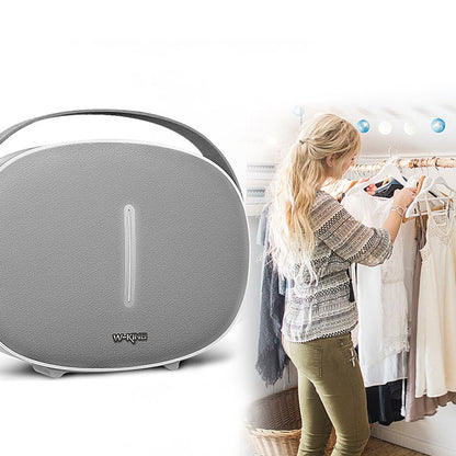 Haut-parleur W-KING T8 HIFI 30 W haute puissance portable Bluetooth sans fil avec radio FM pour haut-parleur Bluetooth mobile (gris argenté)