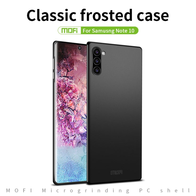 MOFI Frosted PC Ultra-thin Hard Case for Galaxy Note10(Gold)