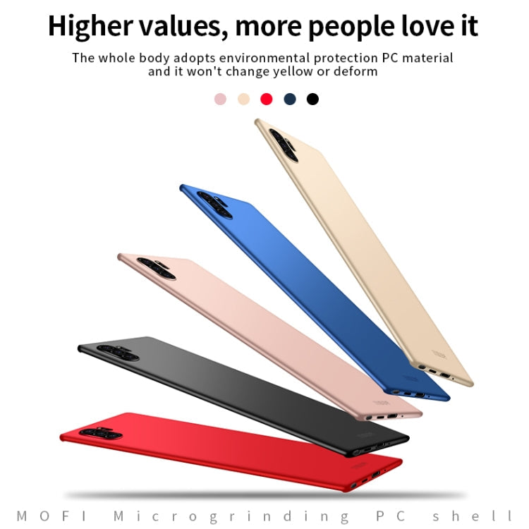 MOFI Frosted PC Ultra-thin Hard Case for Galaxy Note10 Pro(Blue)