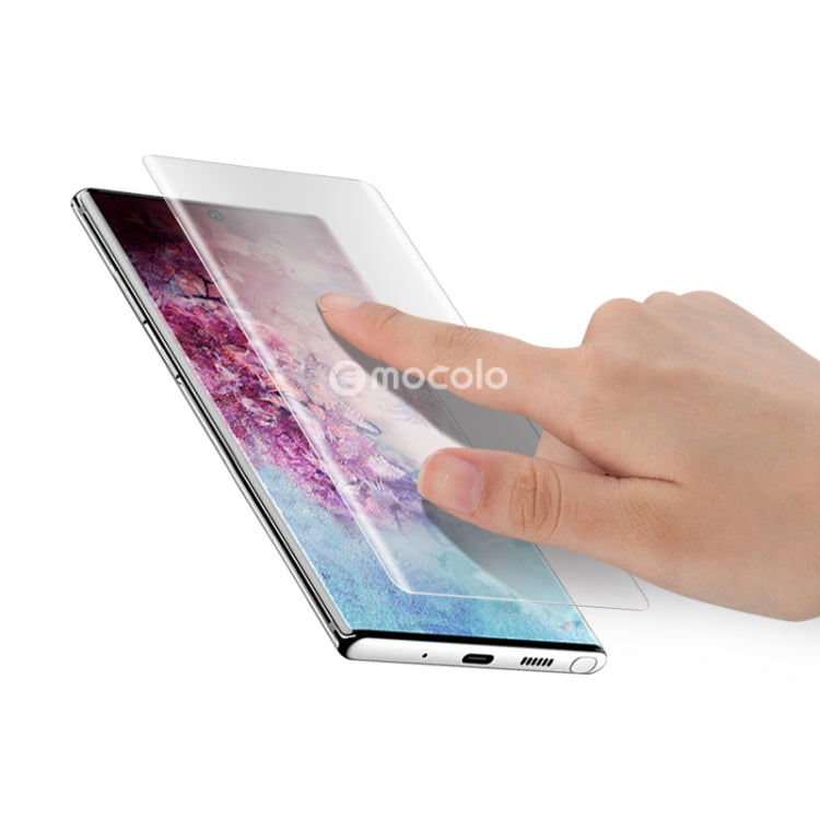 mocolo 9H 3D Film de protection UV compatible avec les coques pour Galaxy Note 10
