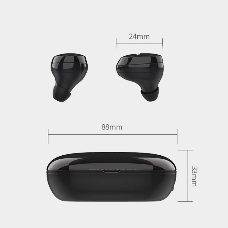 OneDer W12 Wireless Earphone with Waterproof IPX5 HD Stereo Sound TWS Bluetooth Earphone(Orange)