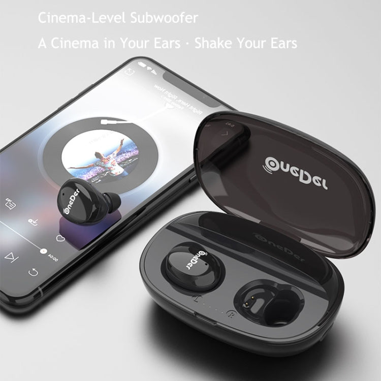OneDer W12 Wireless Earphone with Waterproof IPX5 HD Stereo Sound TWS Bluetooth Earphone(Orange)