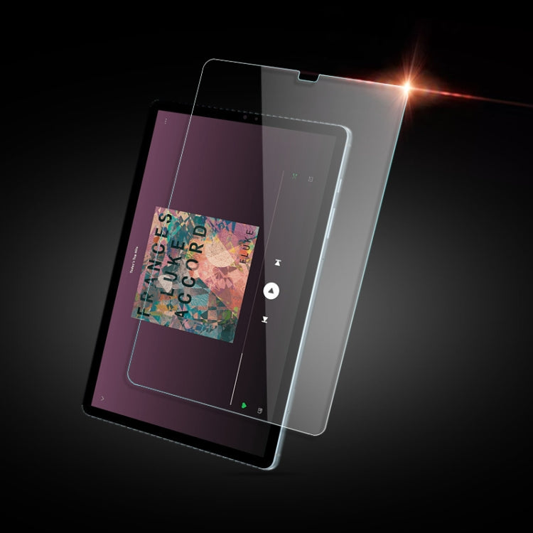 Mocolo Film de protection d'écran en verre trempé 0,33 mm, dureté de surface 9H, bords incurvés 2,5D pour Galaxy Tab S6 10.5