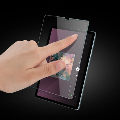 Mocolo Film de protection d'écran en verre trempé 0,33 mm, dureté de surface 9H, bords incurvés 2,5D pour Galaxy Tab S6 10.5