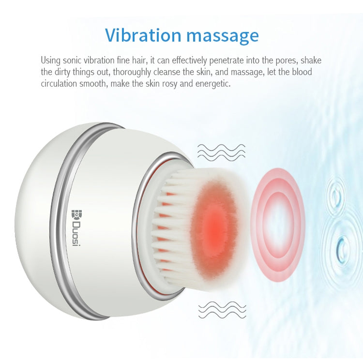 Duosi DY-103 Brosse Nettoyante Électrique Visage Rechargeable USB Étanche Nettoyant Pores Profonds Masseur Exfoliant Élimine l'Huile et les Points Noirs
